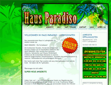 Tablet Screenshot of haus-paradiso.de